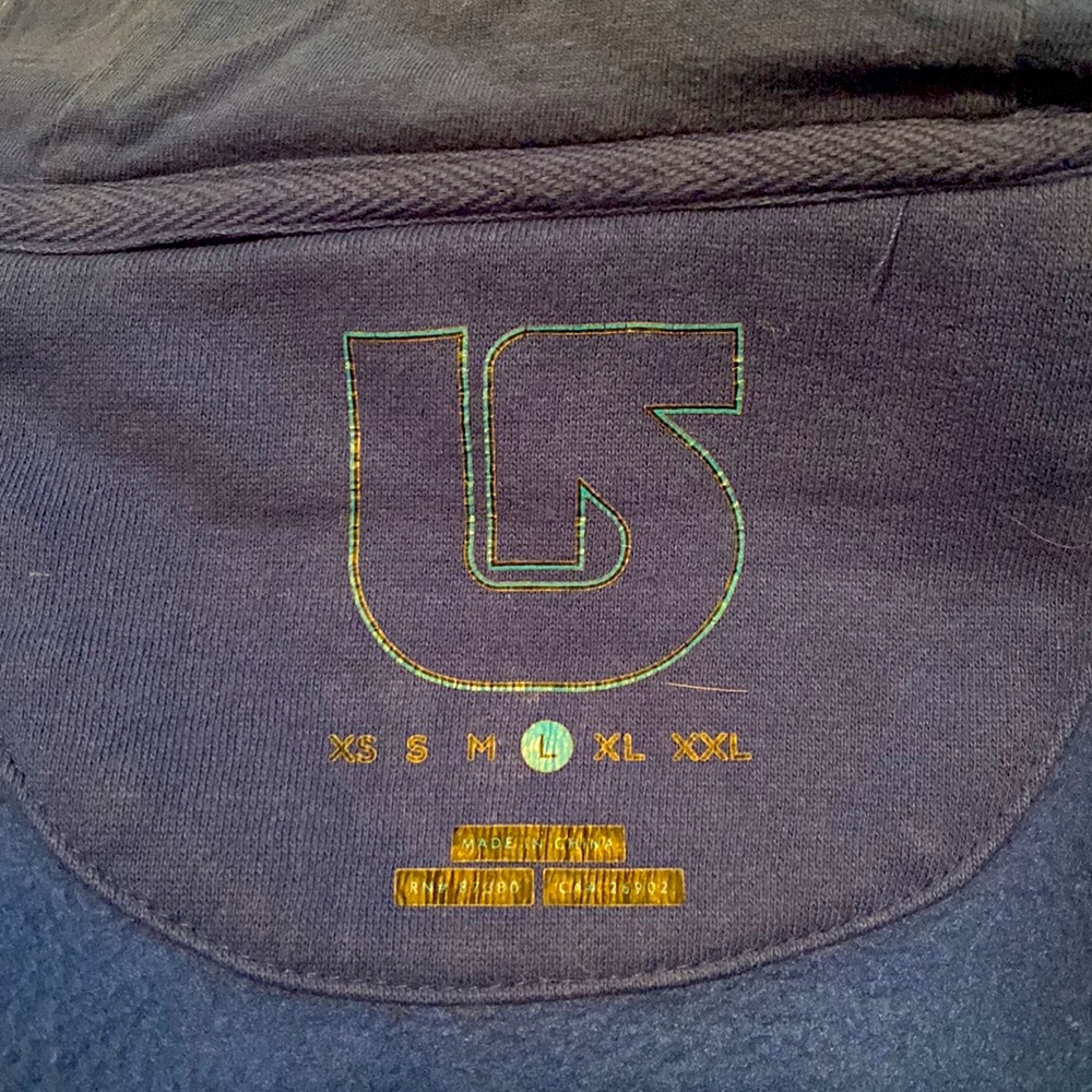 Burton Blue zip up hoodie - Picture 4 of 4